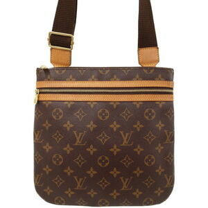 Louis Vuitton Monogram Leather Brown Pochette Bosphore Shoulder Bag